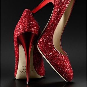 Jimmy Choo Ruby Red Victoria Heel